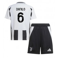 Juventus Danilo Luiz #6 Domáci Detský futbalový dres 2024-25 Krátky Rukáv (+ trenírky)